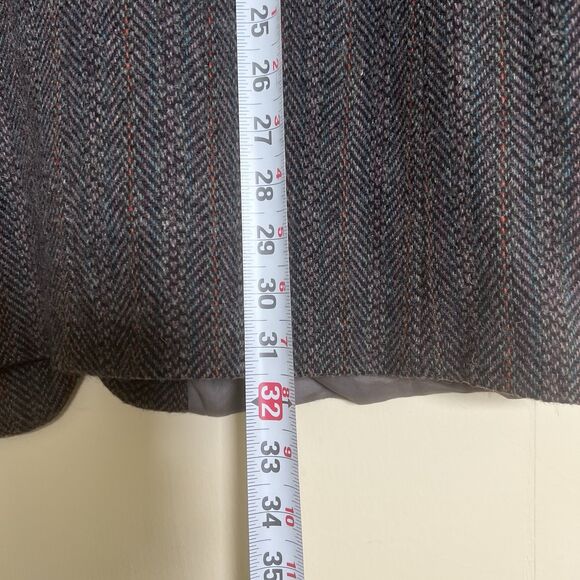 Vittorio Rex Sport Coat Jacket Blazer Sz 44 Tweed Wool Gray Made Italy Vintage - Picture 8 of 9